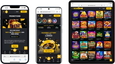 Mobile versie Kaasino Casino